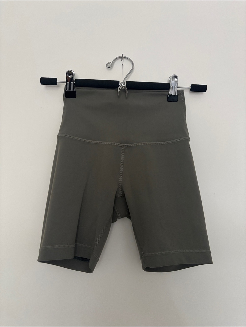 lululemon athletica Olive Green High-Rise Bike Shorts